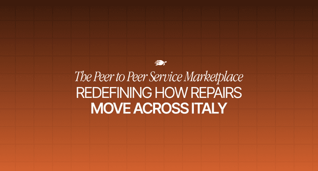 The Peer to Peer Service Marketplace Redefining How Repairs Move Across Italy