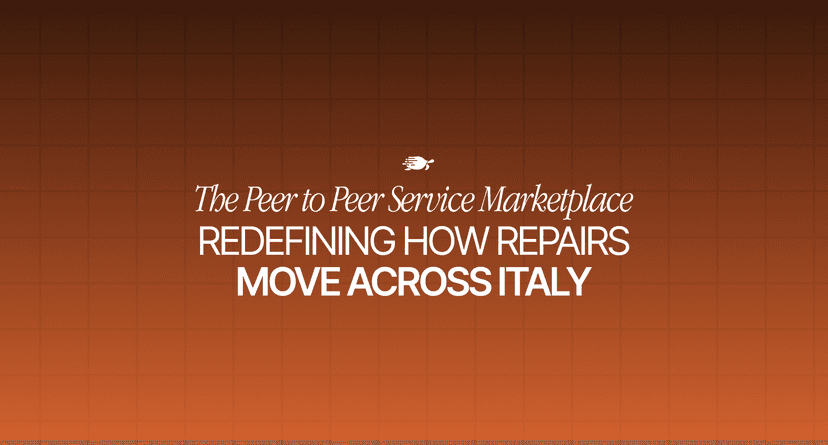 The Peer to Peer Service Marketplace Redefining How Repairs Move Across Italy