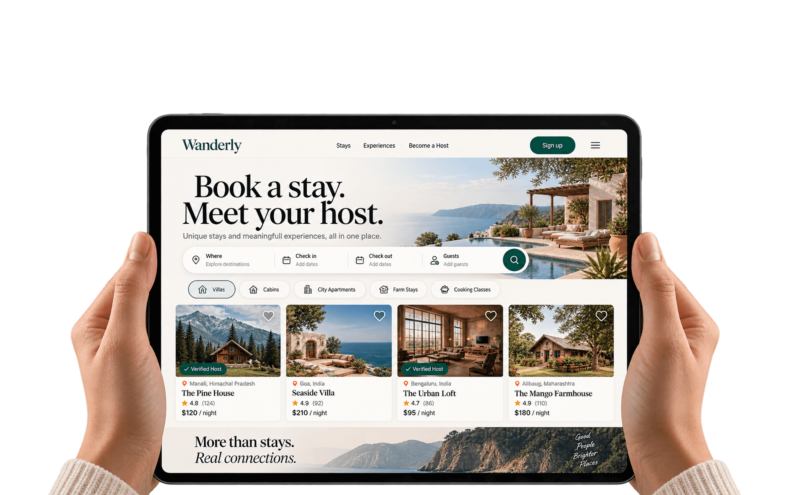 Shipturtle marketplace storefront on tablet