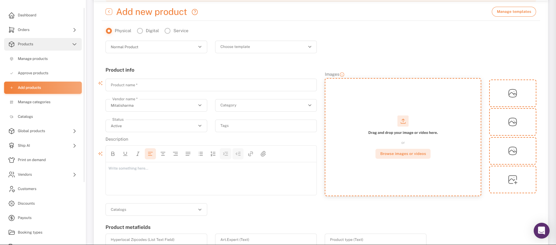 Add and Update Products 1