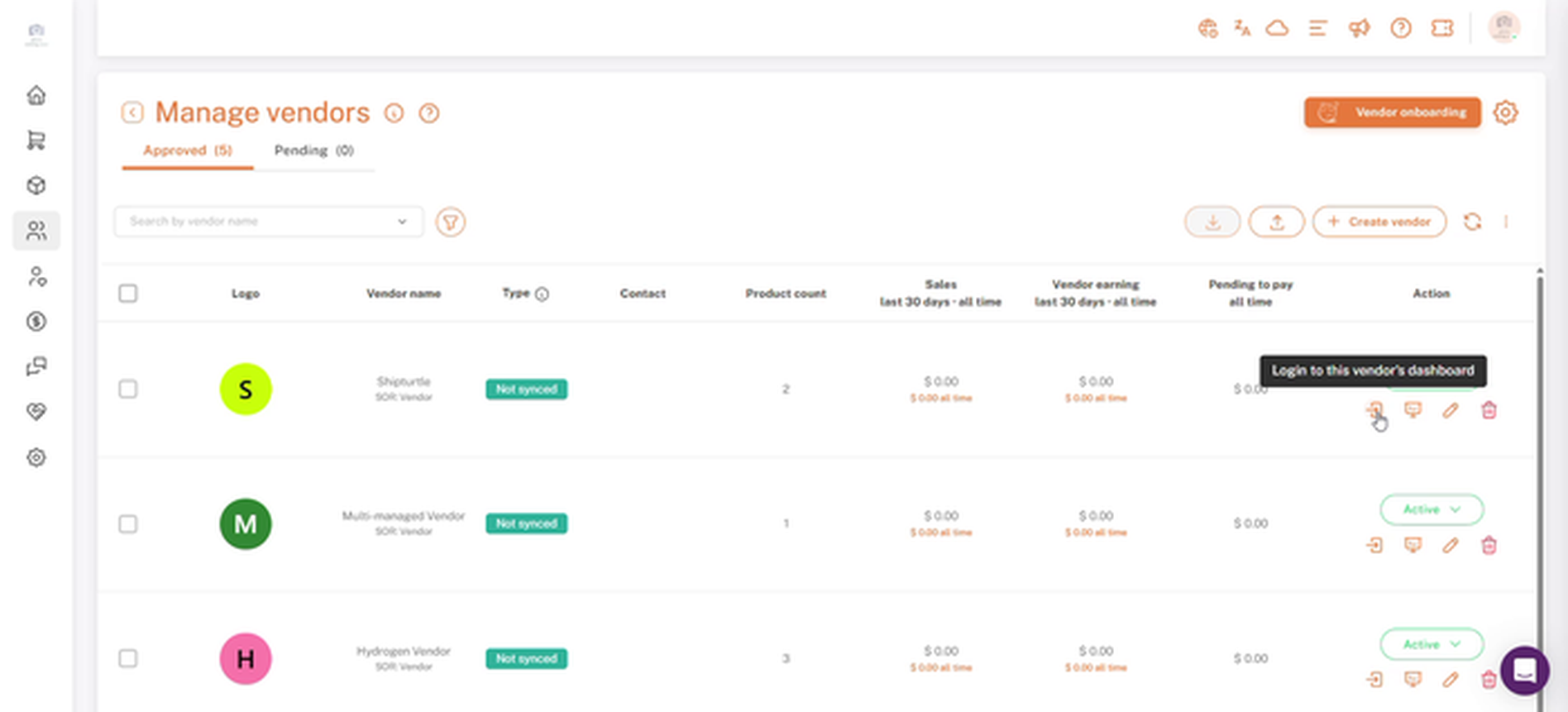 Vendor-managemnet